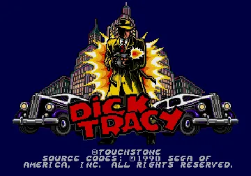 Dick Tracy (World) screen shot title